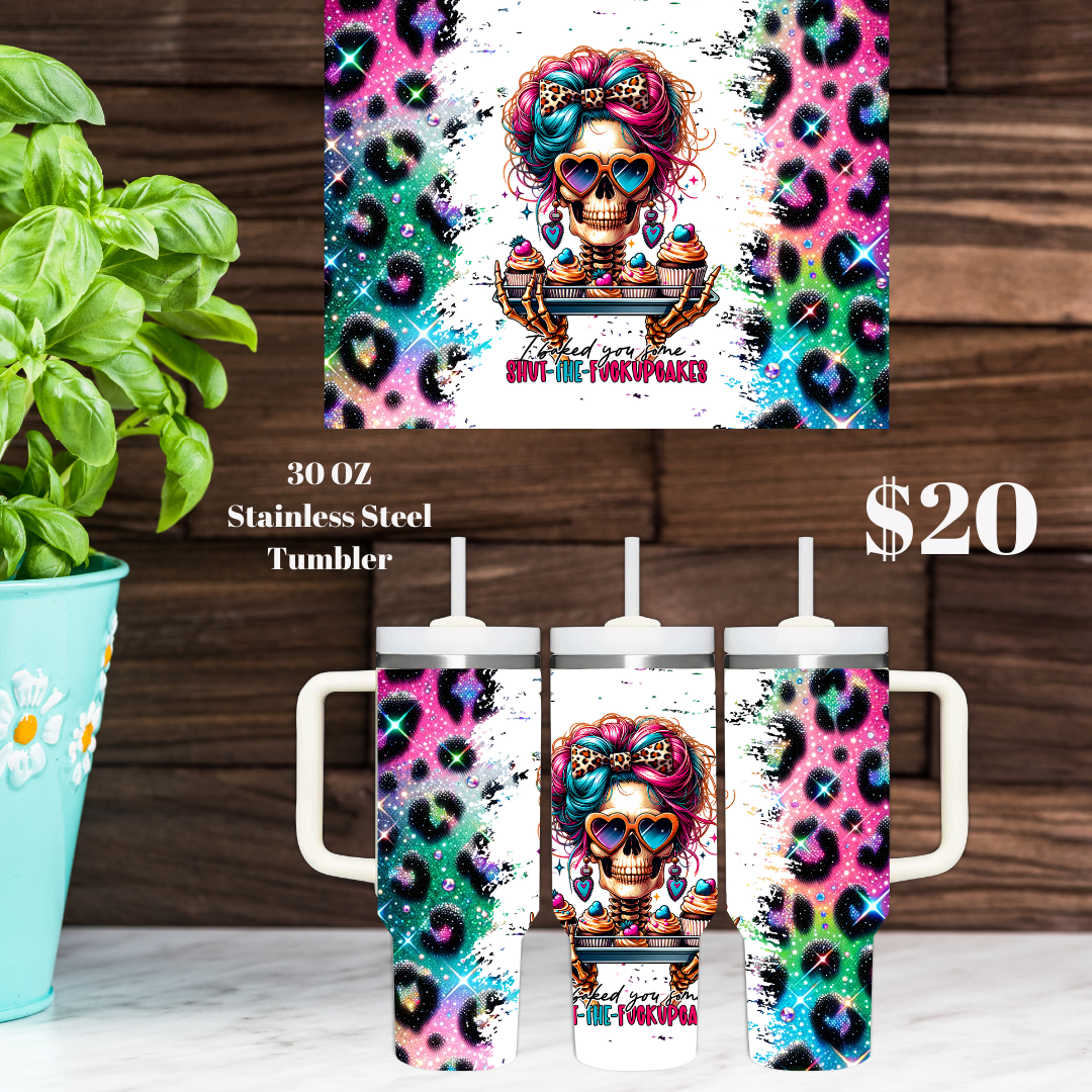 Whimsical Skeleton Tumbler Collection