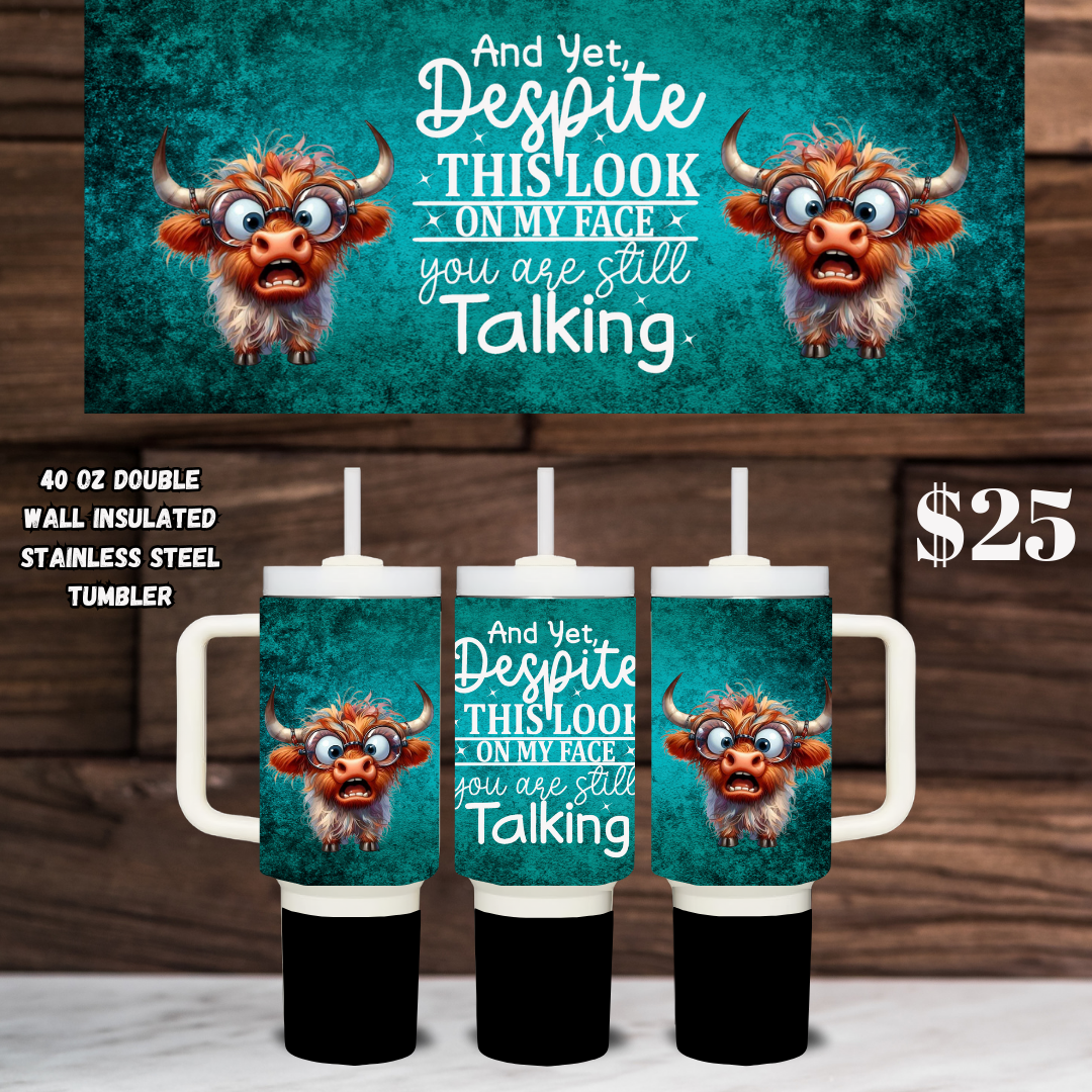 Highland Humor Stainless Steel Tumbler Series