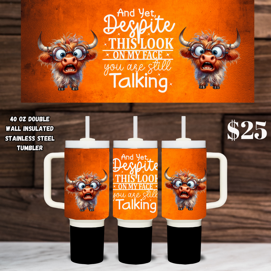 Highland Humor Stainless Steel Tumbler Series