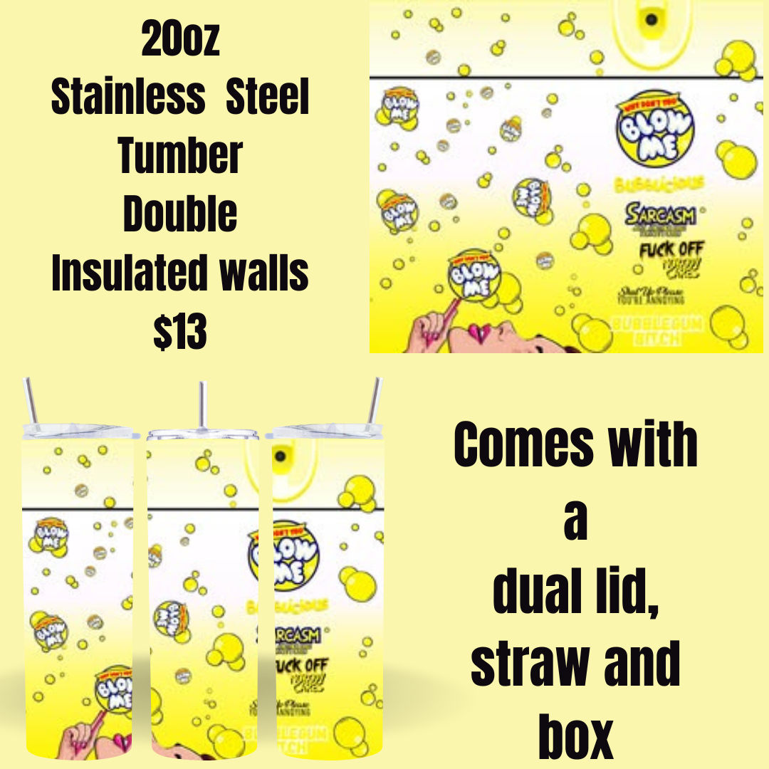 Sassy Sips Stainless Steel Tumblers