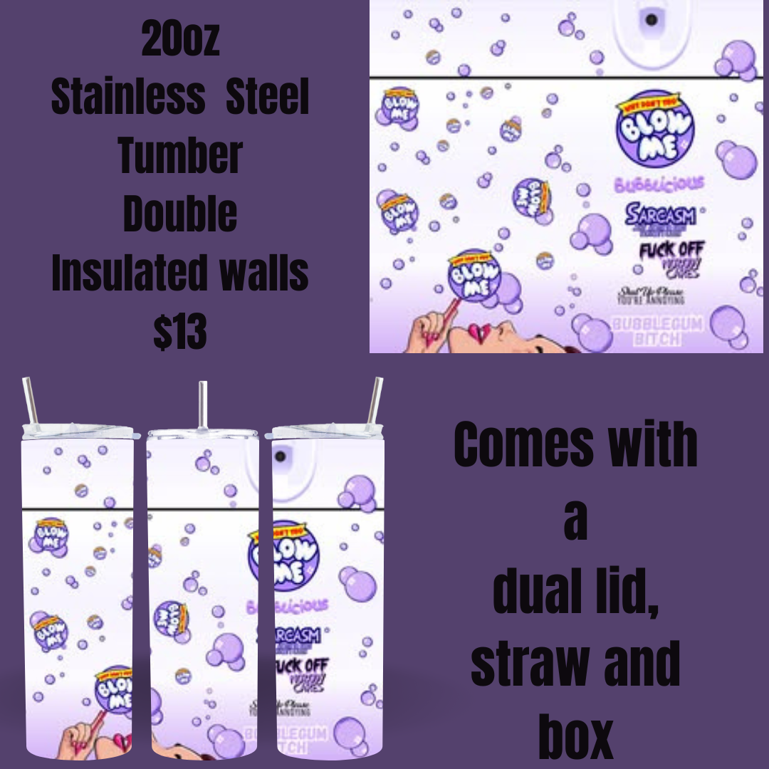 Sassy Sips Stainless Steel Tumblers