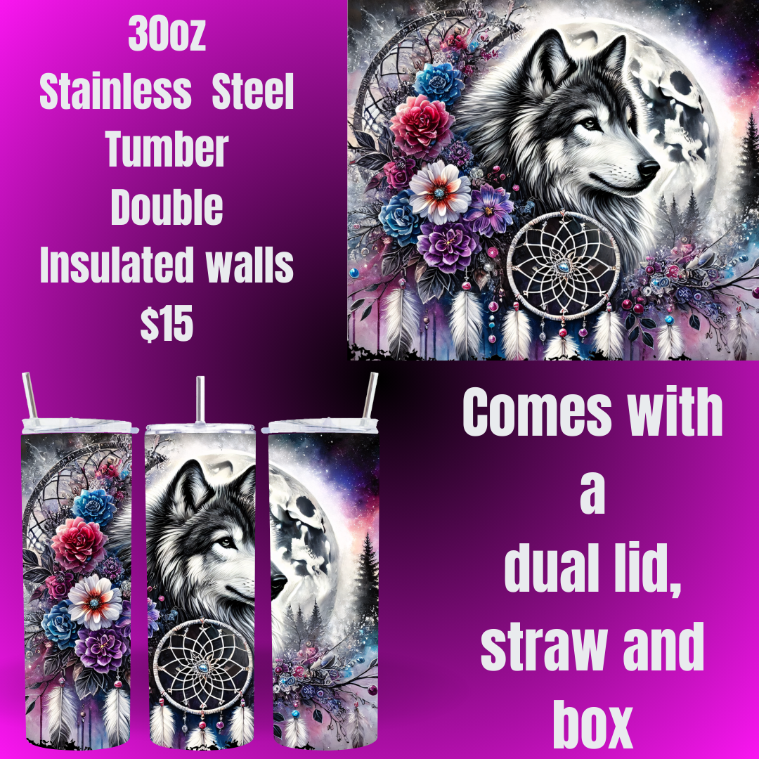 Enchanted Wilderness Stainless Steel Tumblers