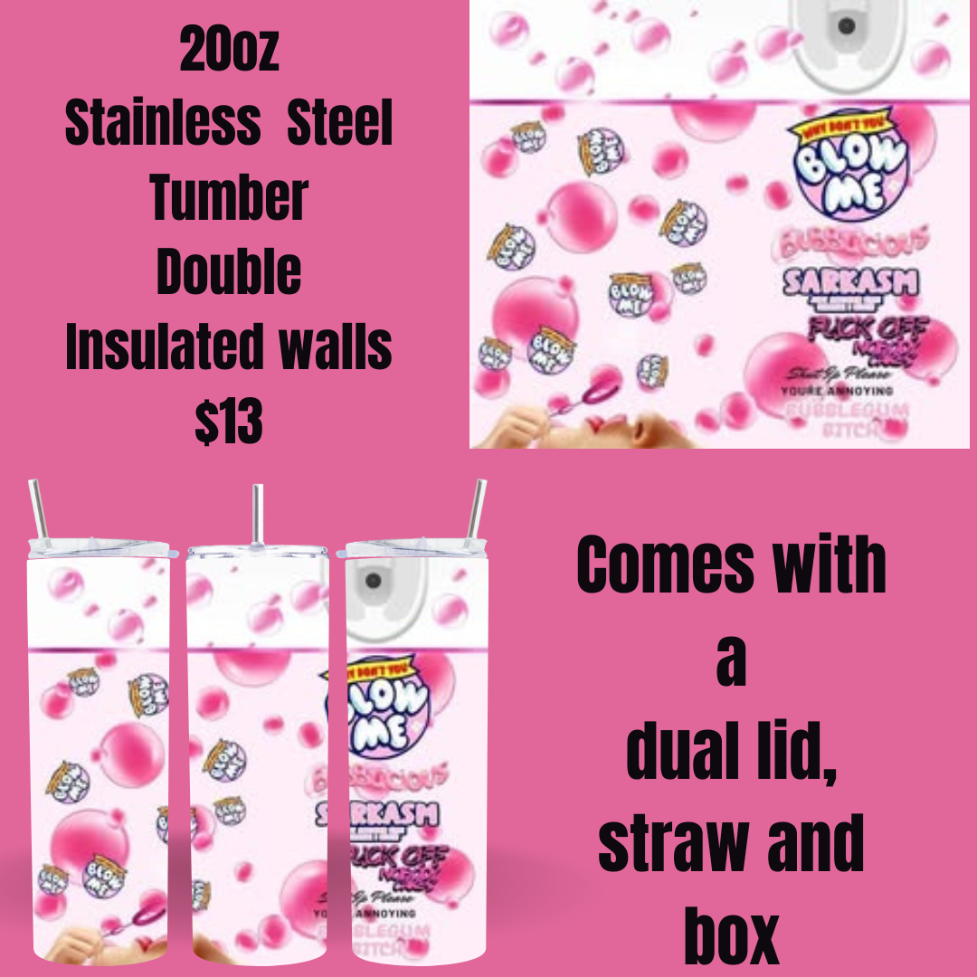 Sassy Sips Stainless Steel Tumblers