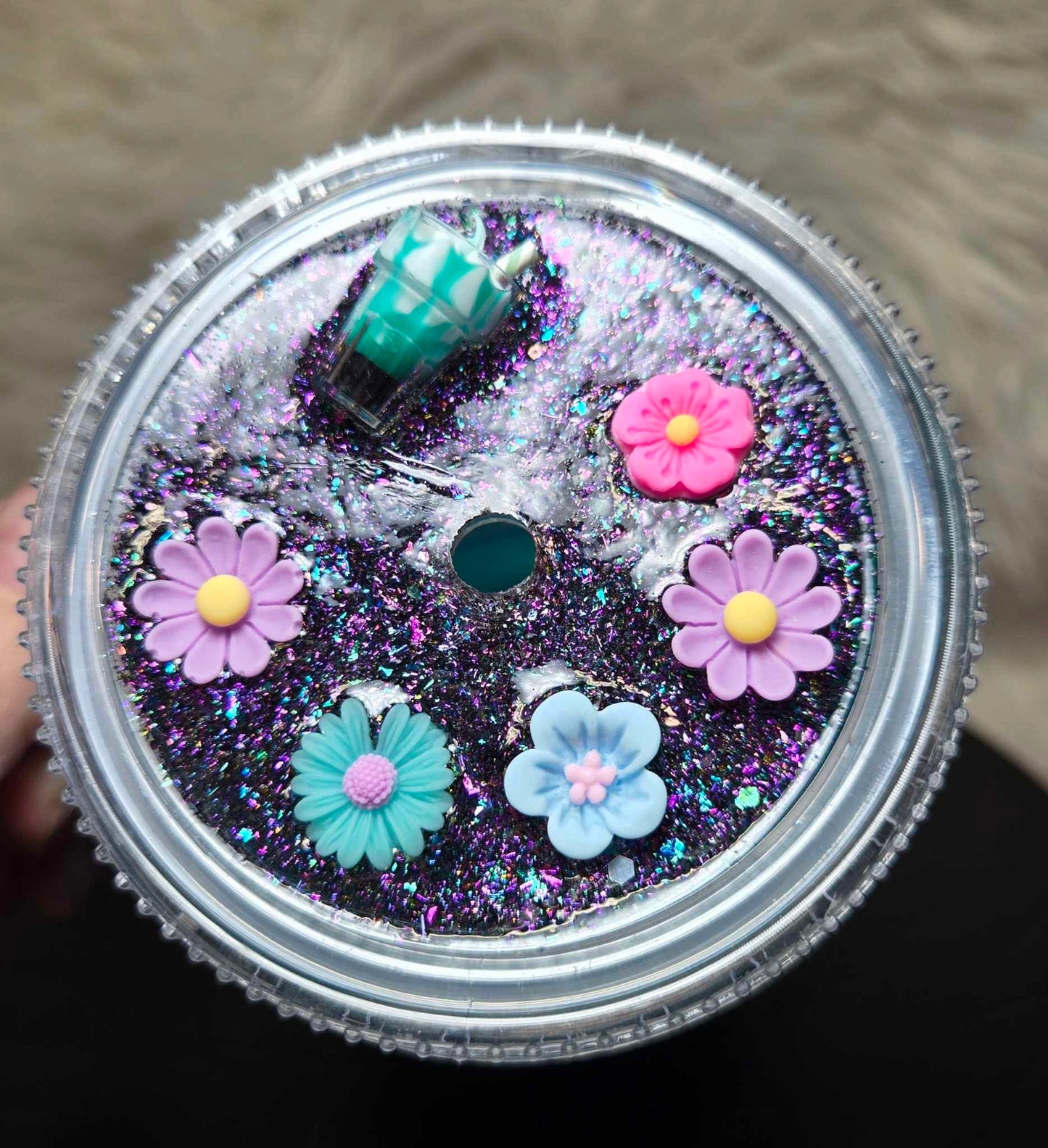 Rebel Mom Snowglobe Tumbler