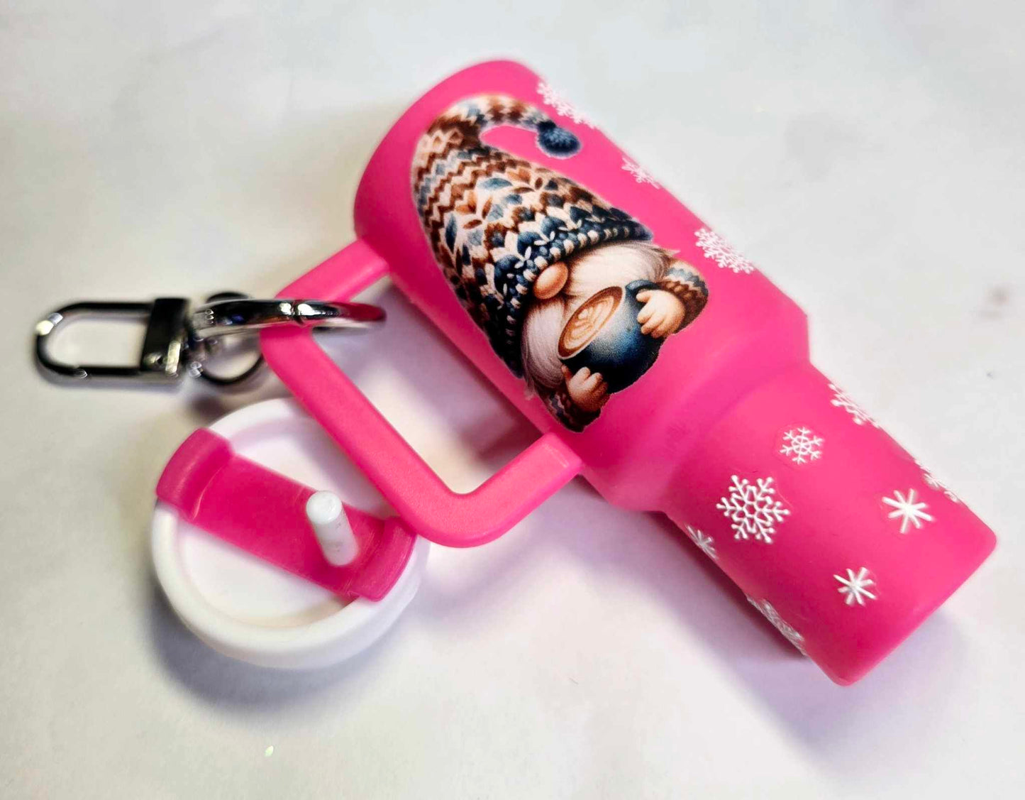 Cozy Pocket Tumbler Keychain