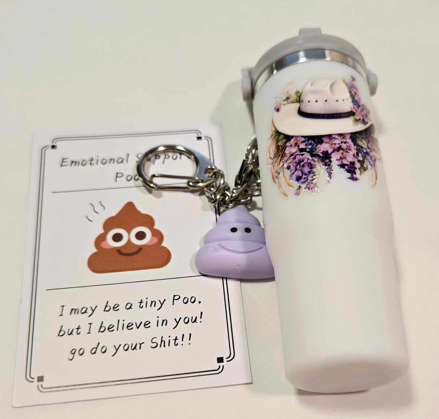 Cowgirl Chic Chapstick Keychain Duo