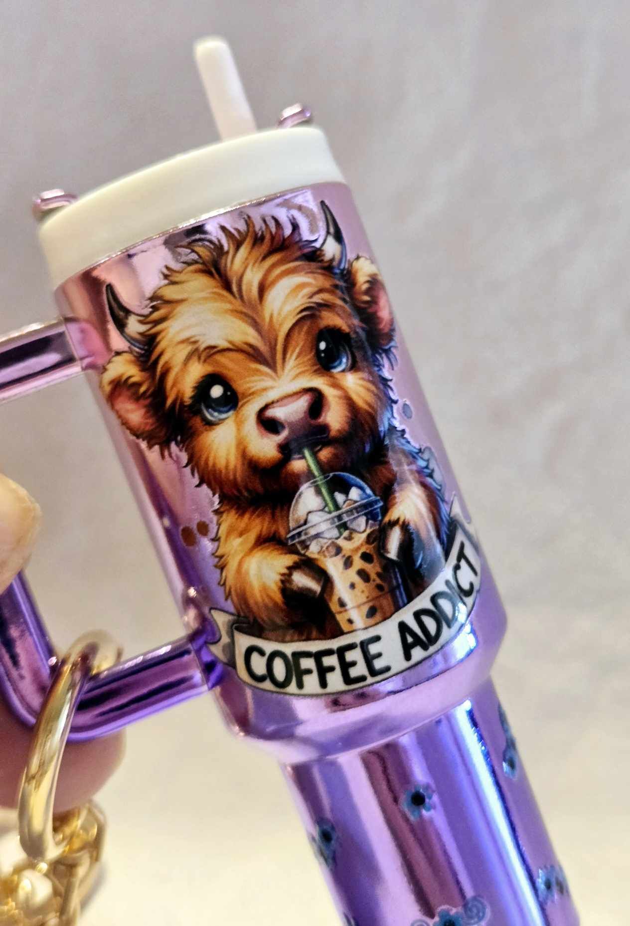 Highland Brew Mini Tumbler Keychain