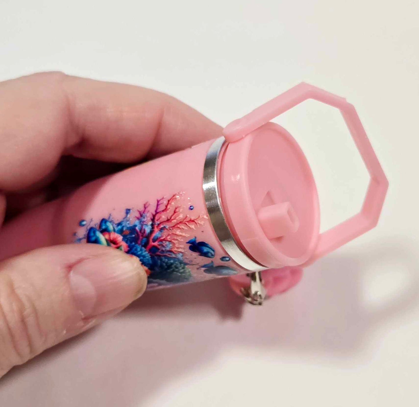 Ocean Wonders Chapstick Keychain Duo