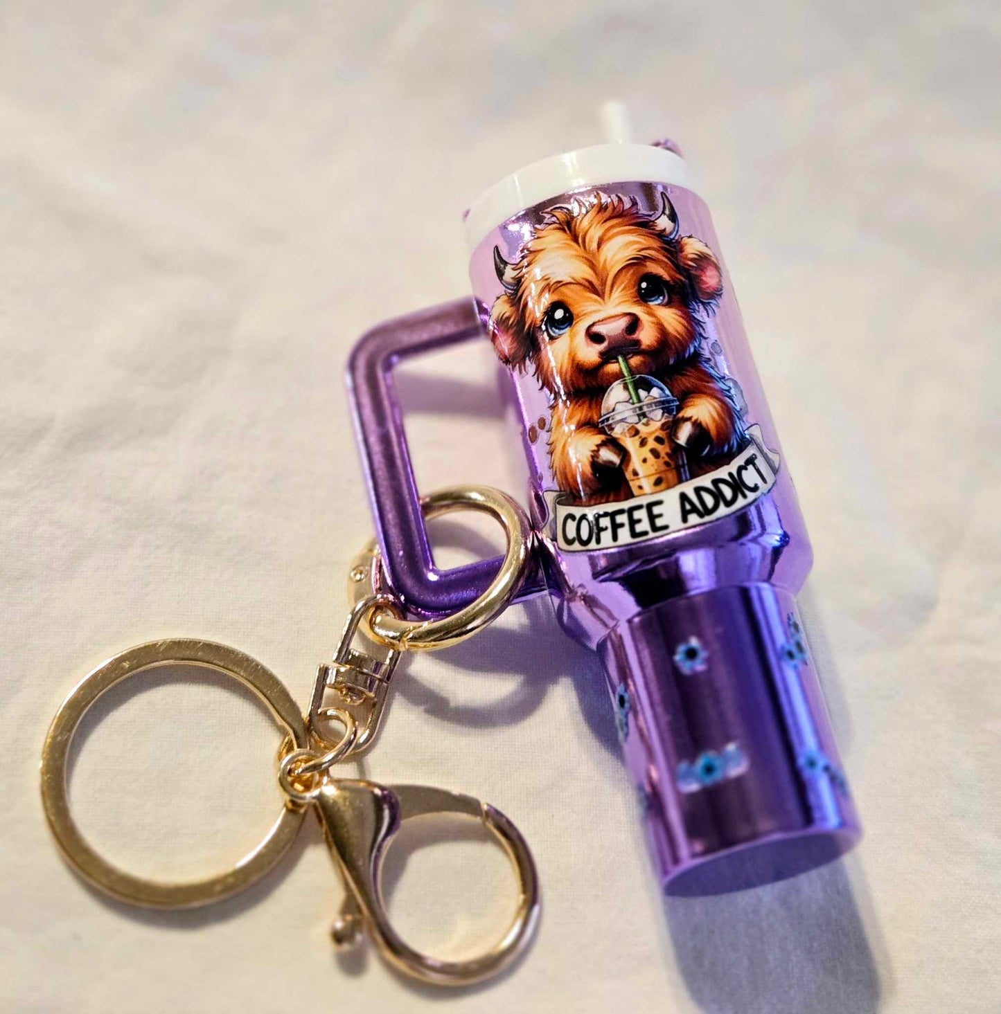 Highland Brew Mini Tumbler Keychain