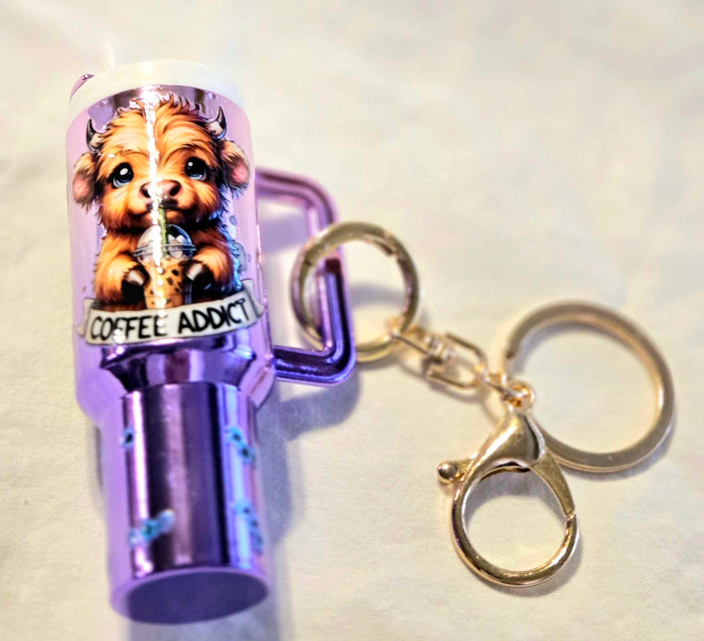 Highland Brew Mini Tumbler Keychain