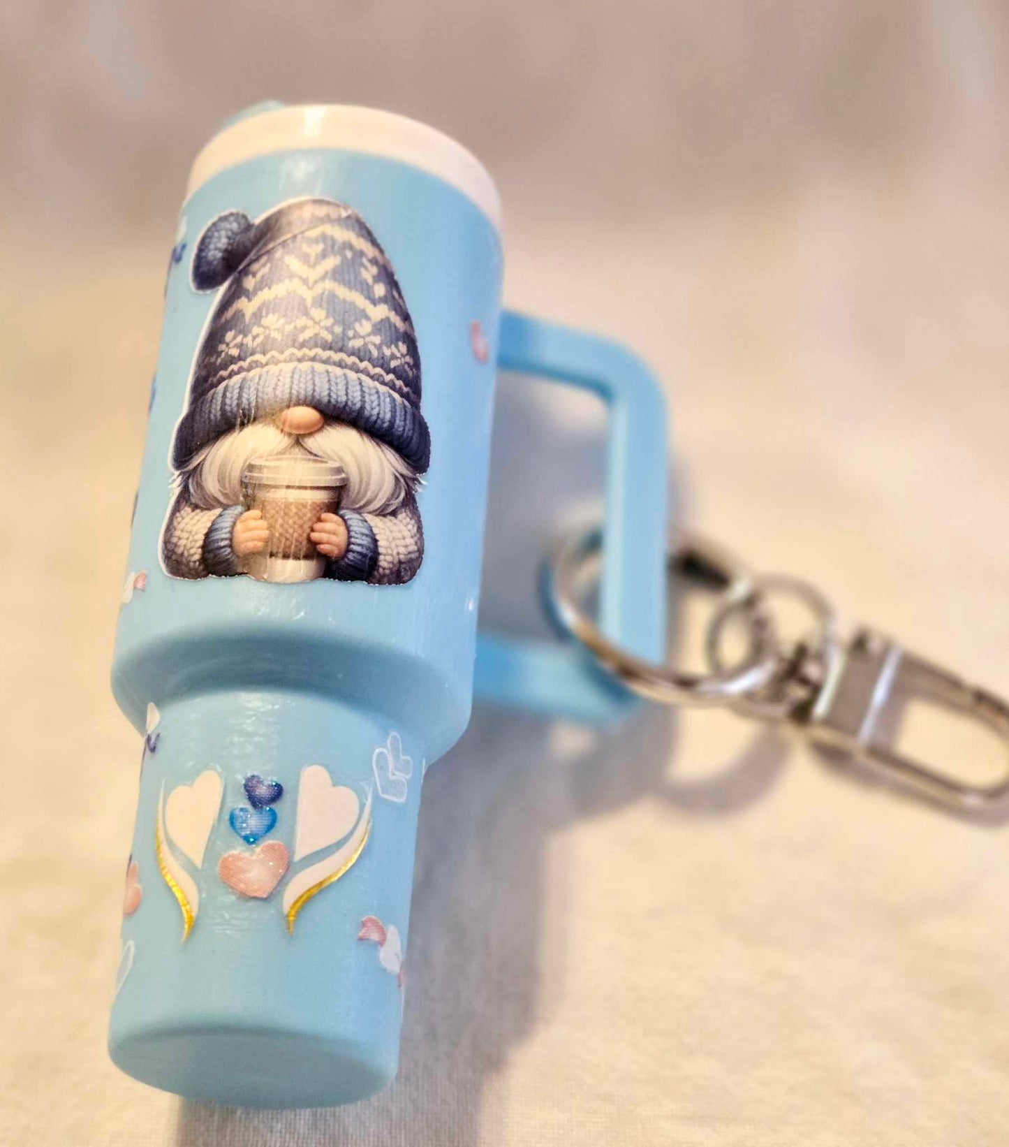 Gnome Sweet Gnome Mini Tumbler Keychain