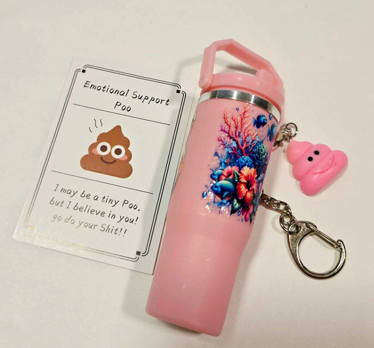 Ocean Wonders Chapstick Keychain Duo