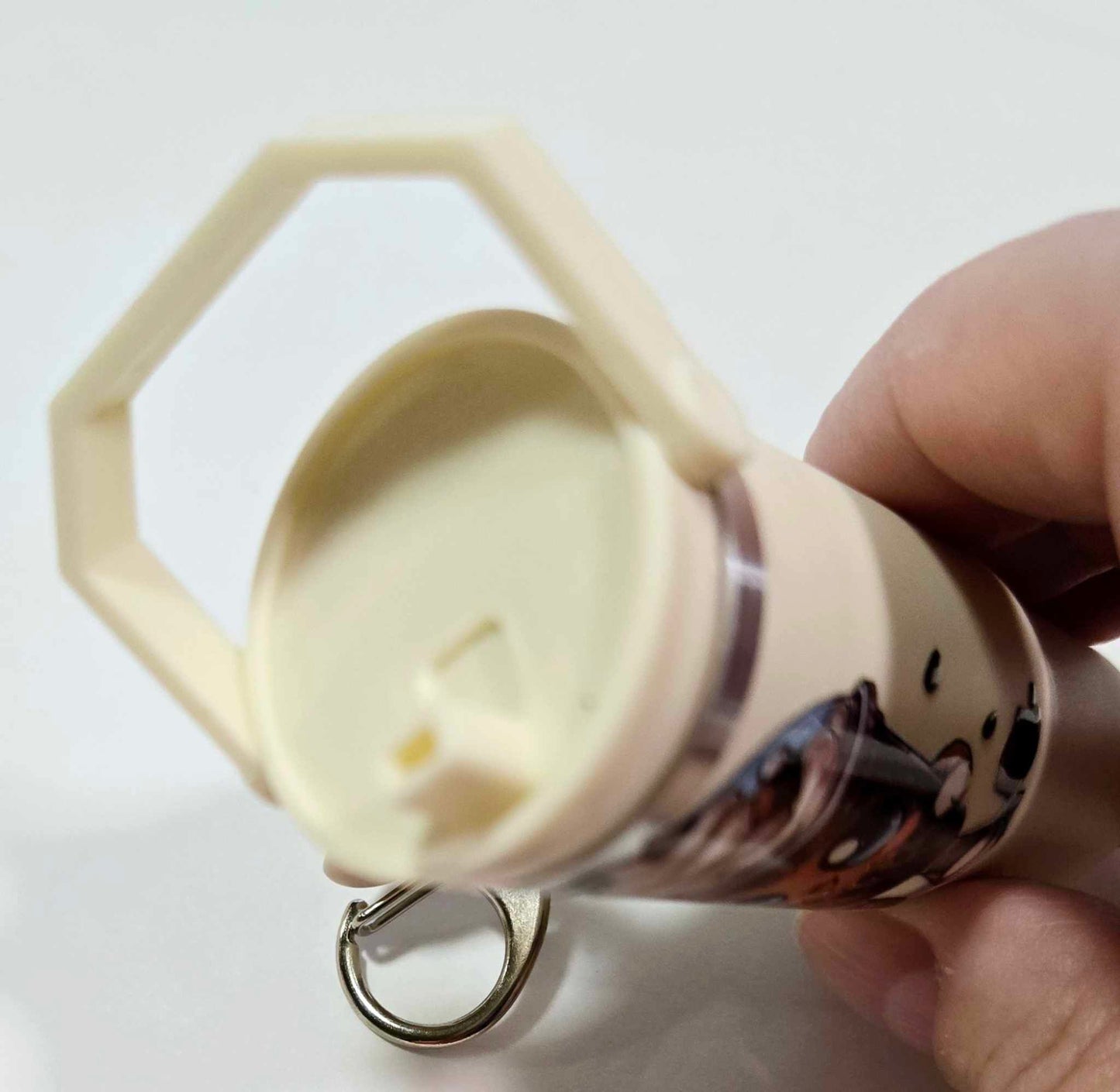 Coffee Lover's Chapstick Keychain Duo