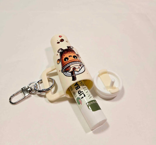 Coffee First ChapStick Holder