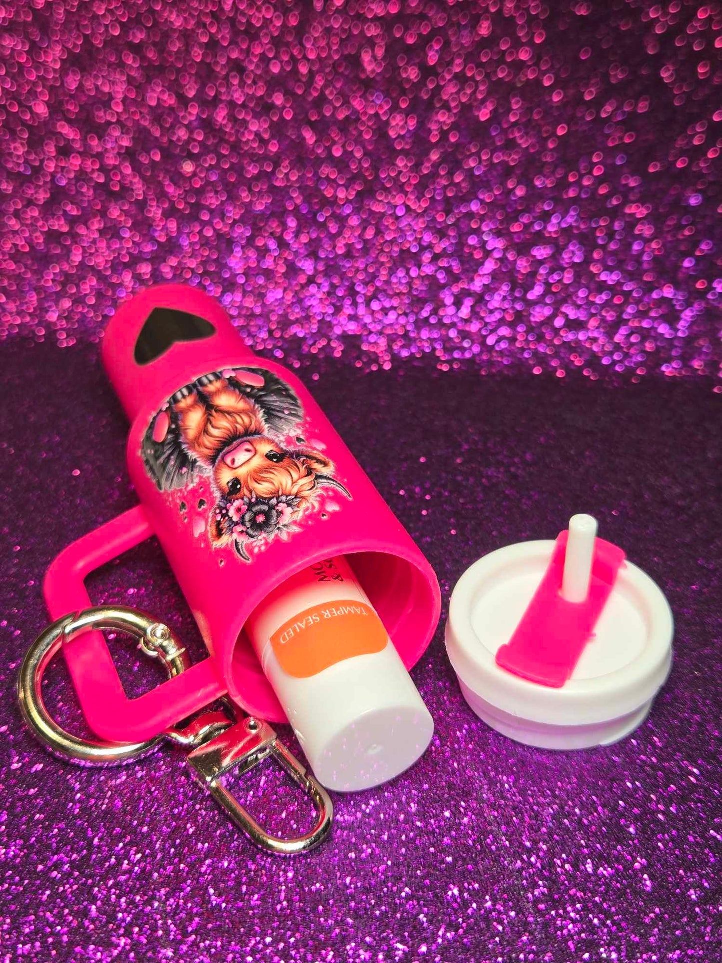 Blooming Love Mini Tumbler Keychain