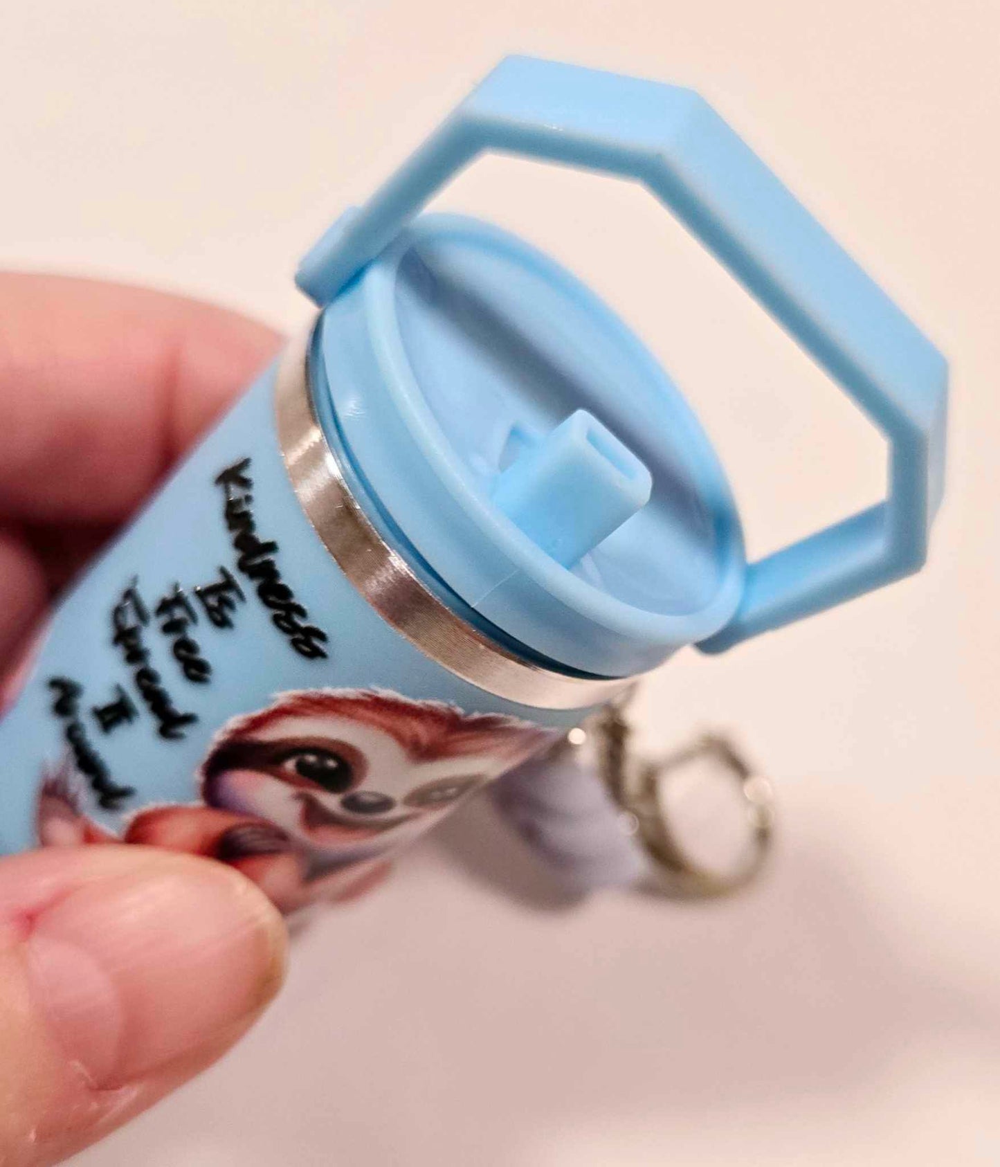 "Spread Kindness" Sloth Chapstick Keychain Duo