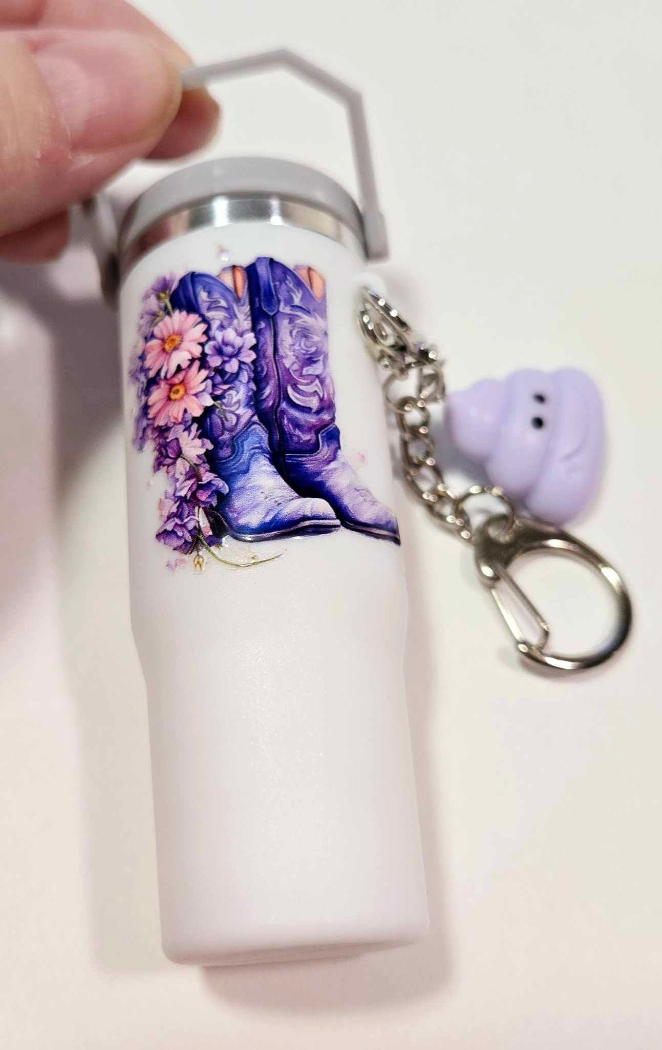 Cowgirl Chic Chapstick Keychain Duo