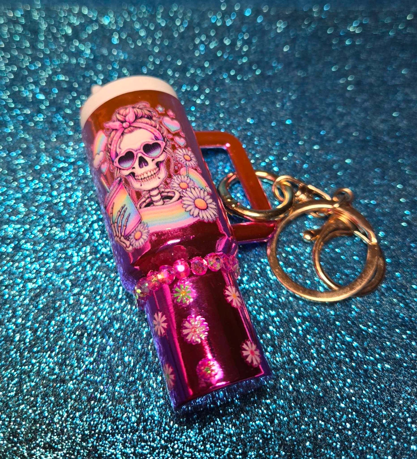 Eternal Blossom Mini Tumbler Keychain