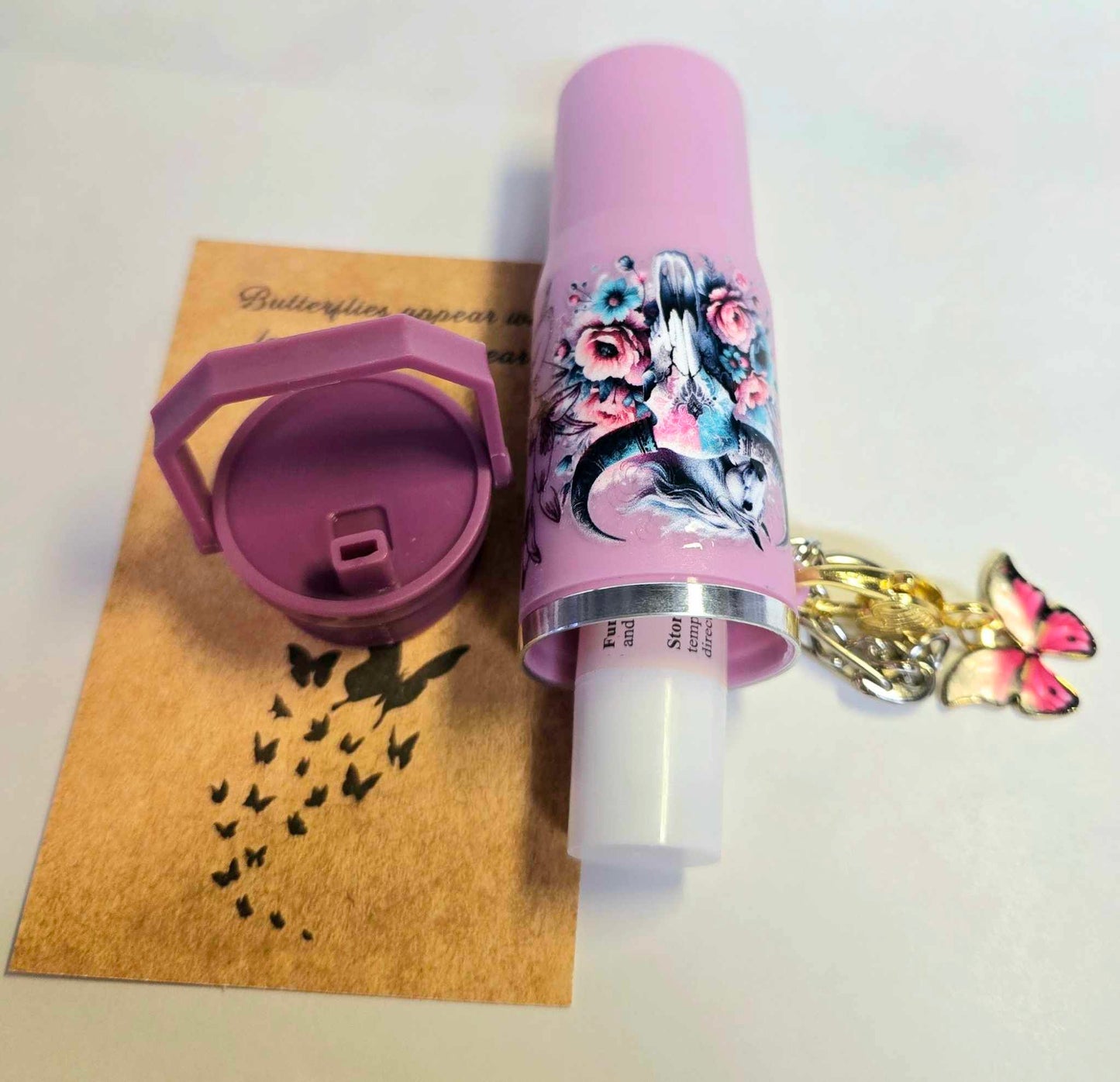Spirit of the West Lip Balm Holder Keychain