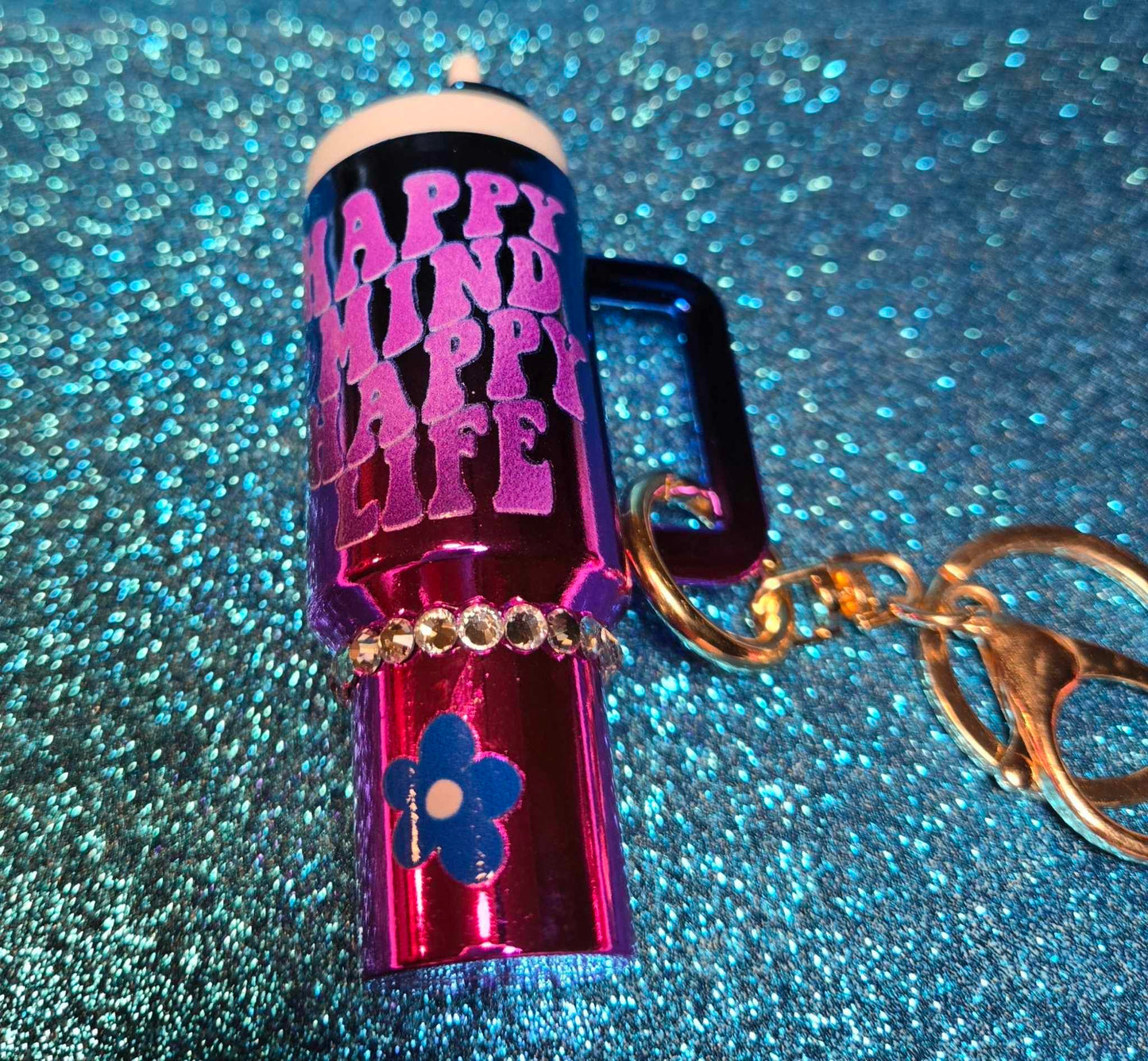 Mindful Moments Mini Tumbler Keychain