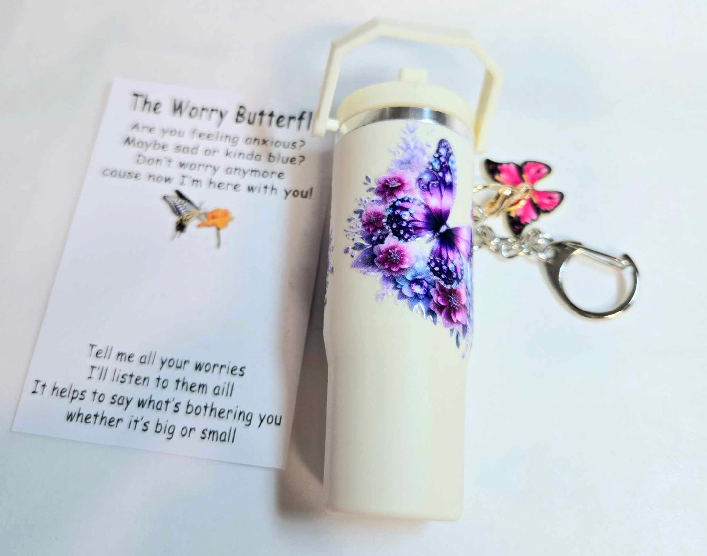 Soothing Serenity Lip Balm Holder Keychain