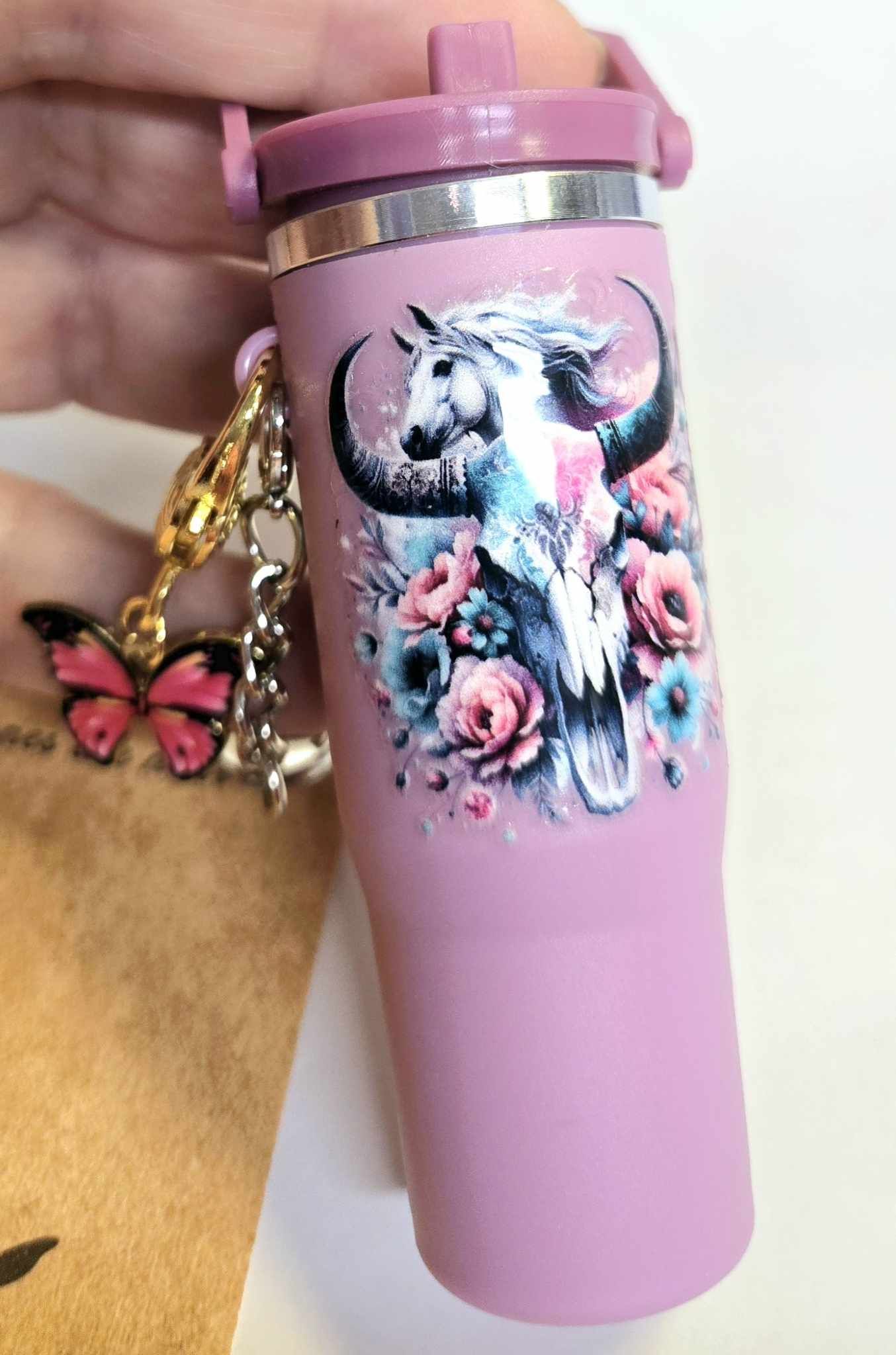 Spirit of the West Lip Balm Holder Keychain