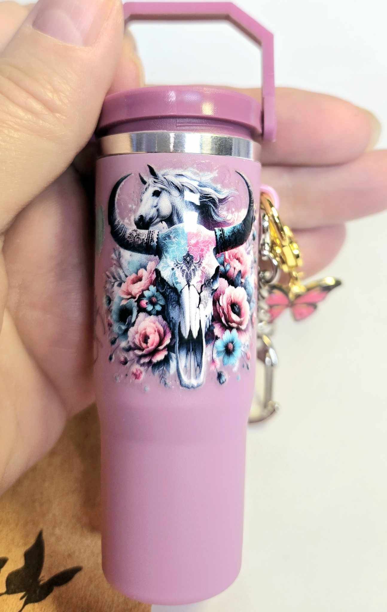 Spirit of the West Lip Balm Holder Keychain