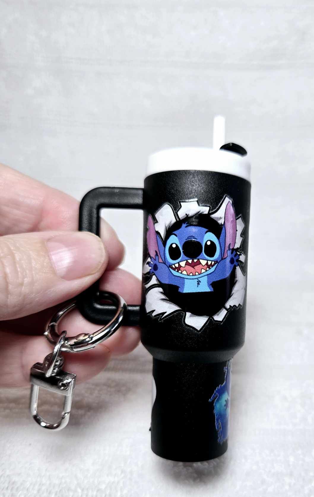 Stitch Breakout Mini Tumbler Keychain