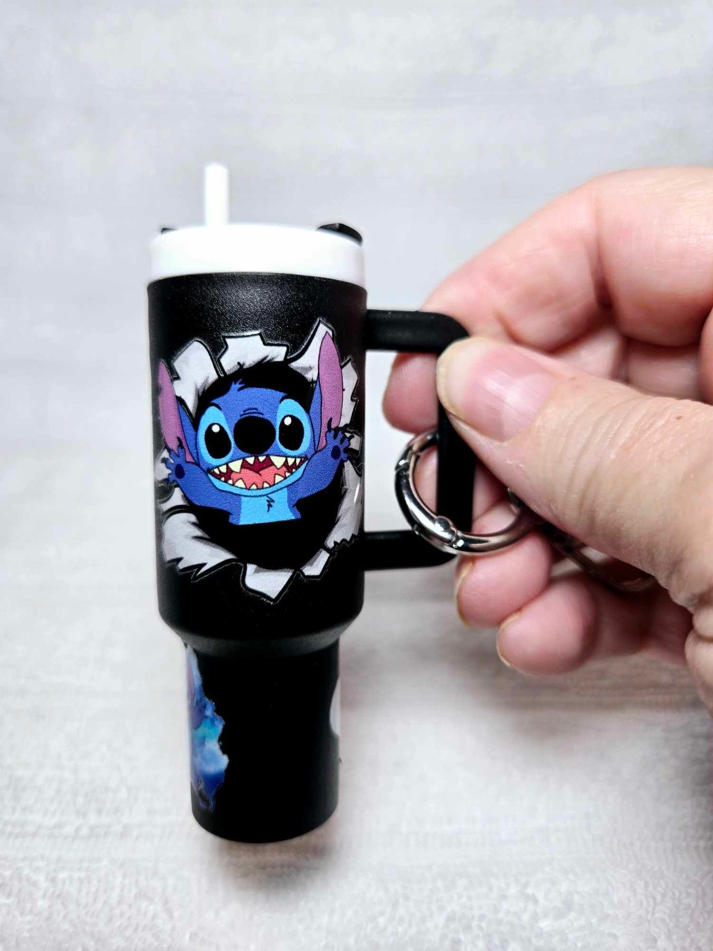 Stitch Breakout Mini Tumbler Keychain