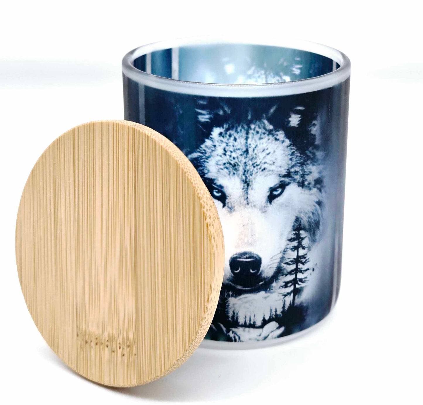 Lone Spirit Frosted Candle Holder – 6 oz