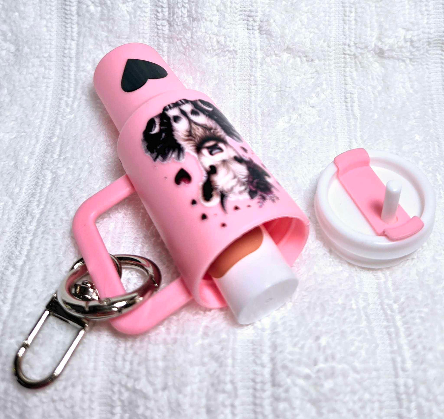 Highland Heart Mini Storage Keychain