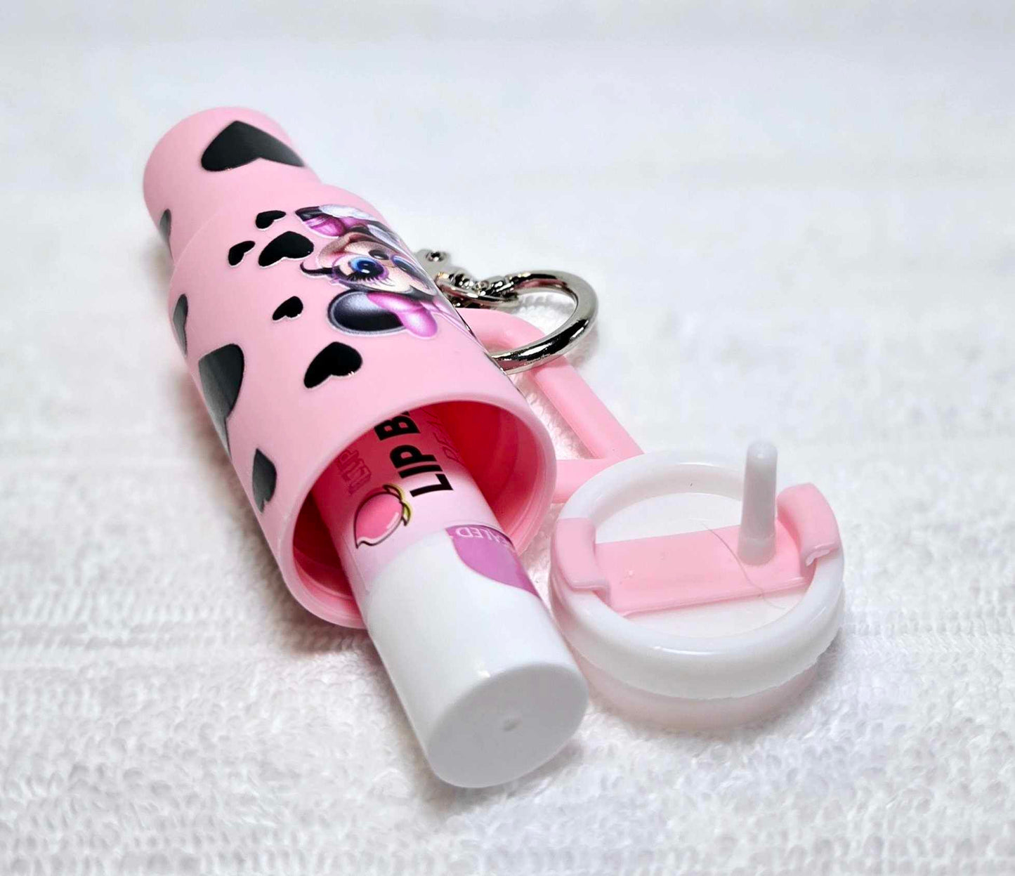 Heartful Minnie Whimsy Keeper Keychain