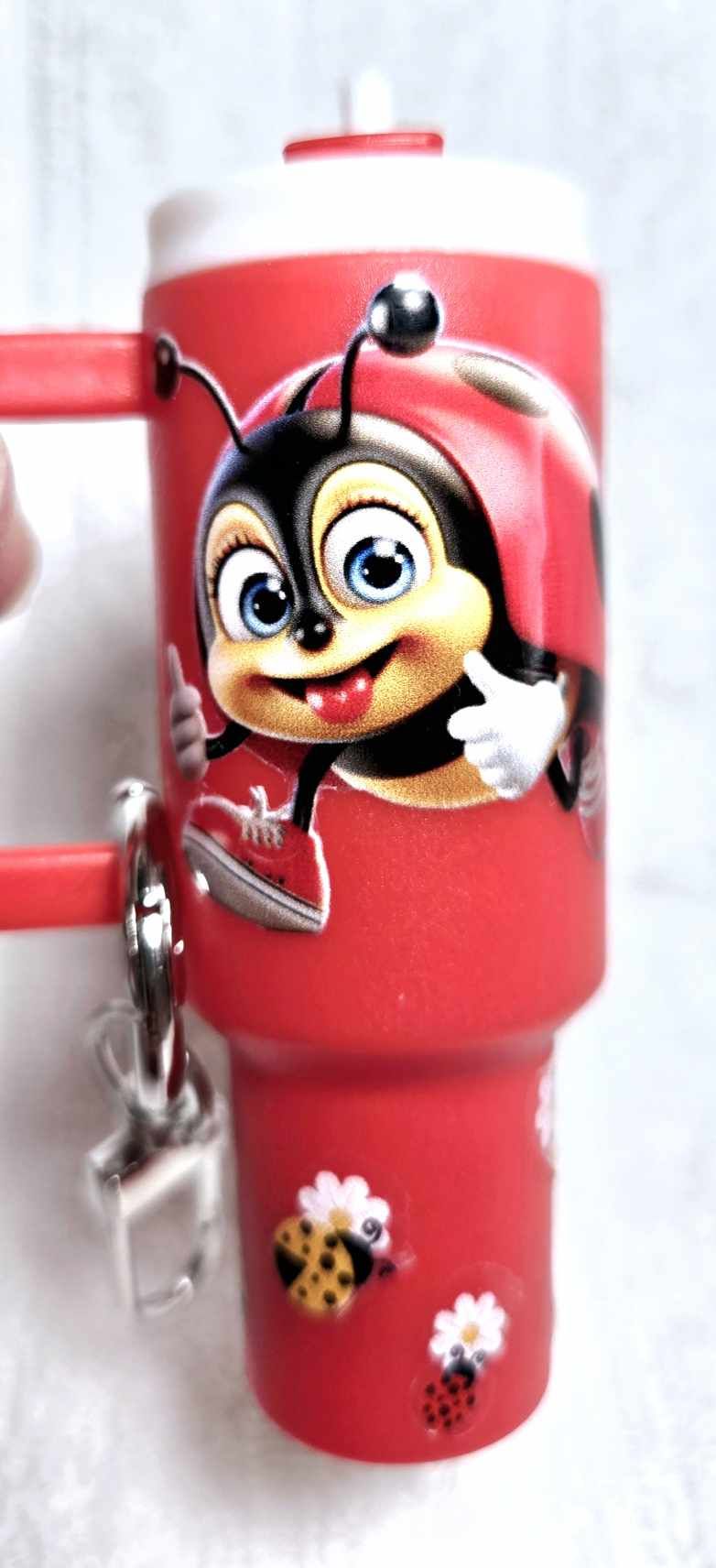Lucky Ladybug Mini Keeper Keychain