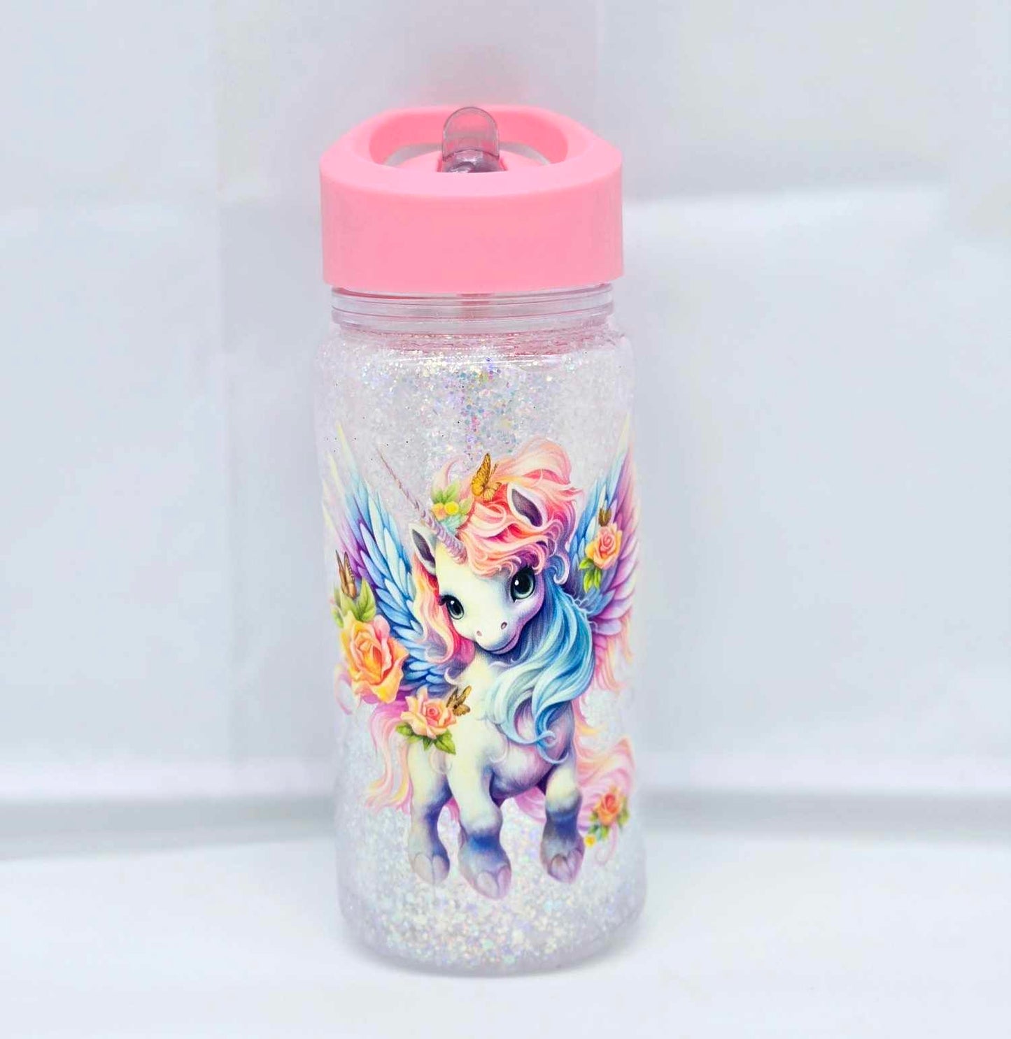 Mystical Unicorn Sparkle Snow Globe Tumbler
