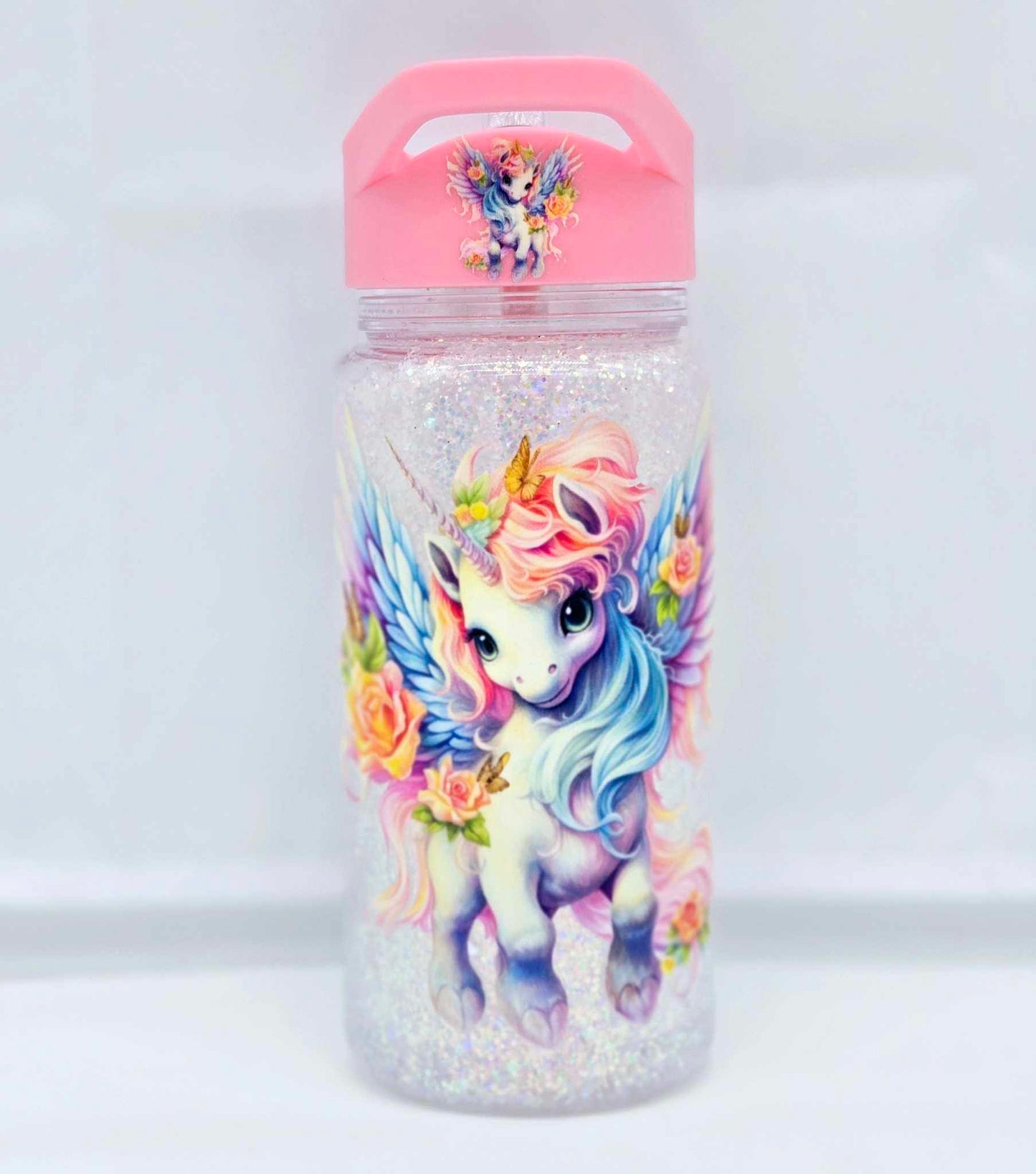 Mystical Unicorn Sparkle Snow Globe Tumbler