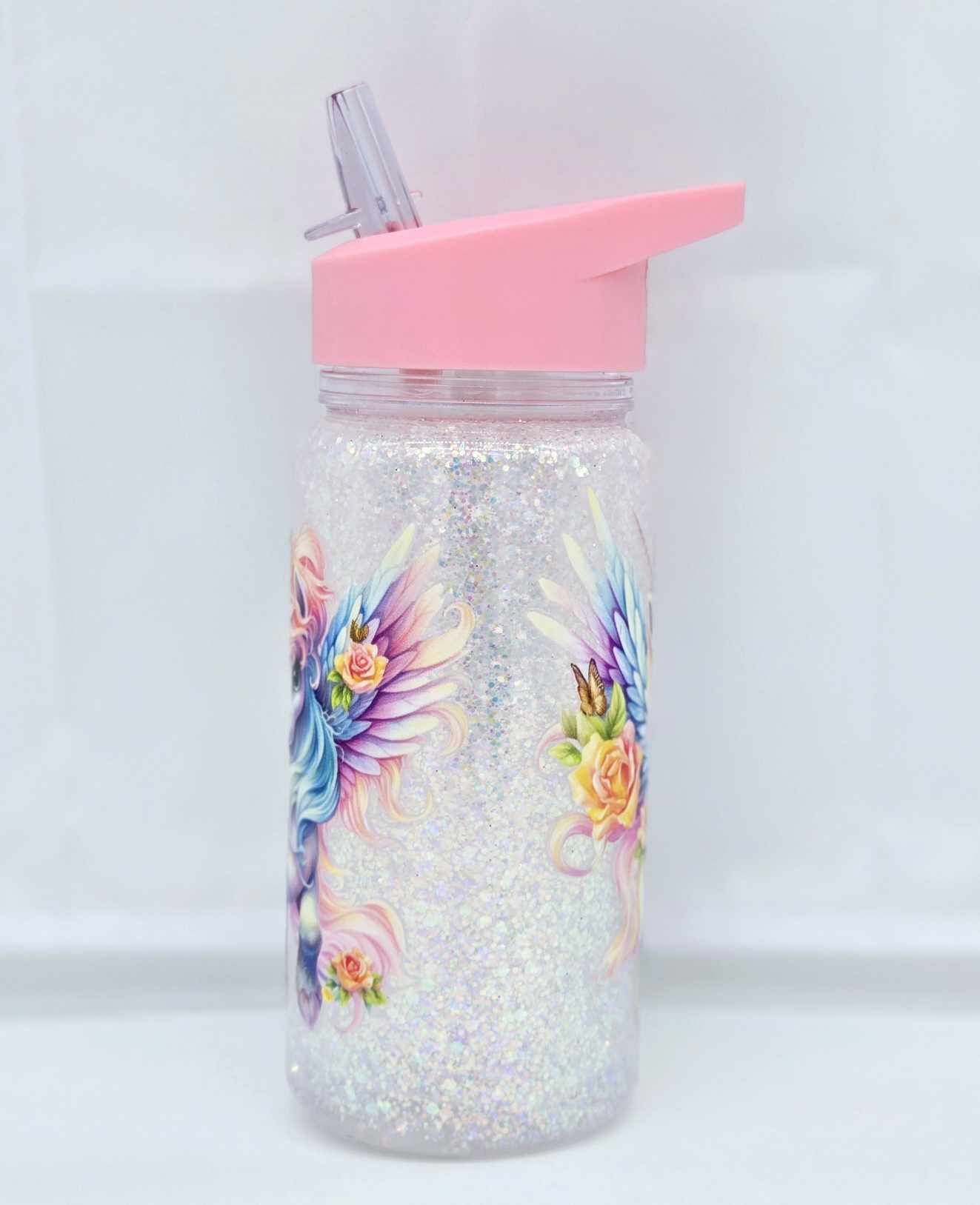 Mystical Unicorn Sparkle Snow Globe Tumbler