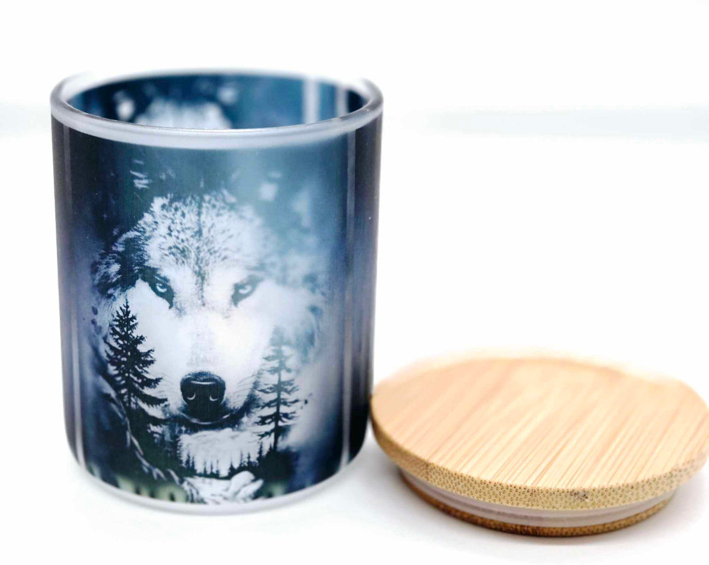 Lone Spirit Frosted Candle Holder – 6 oz