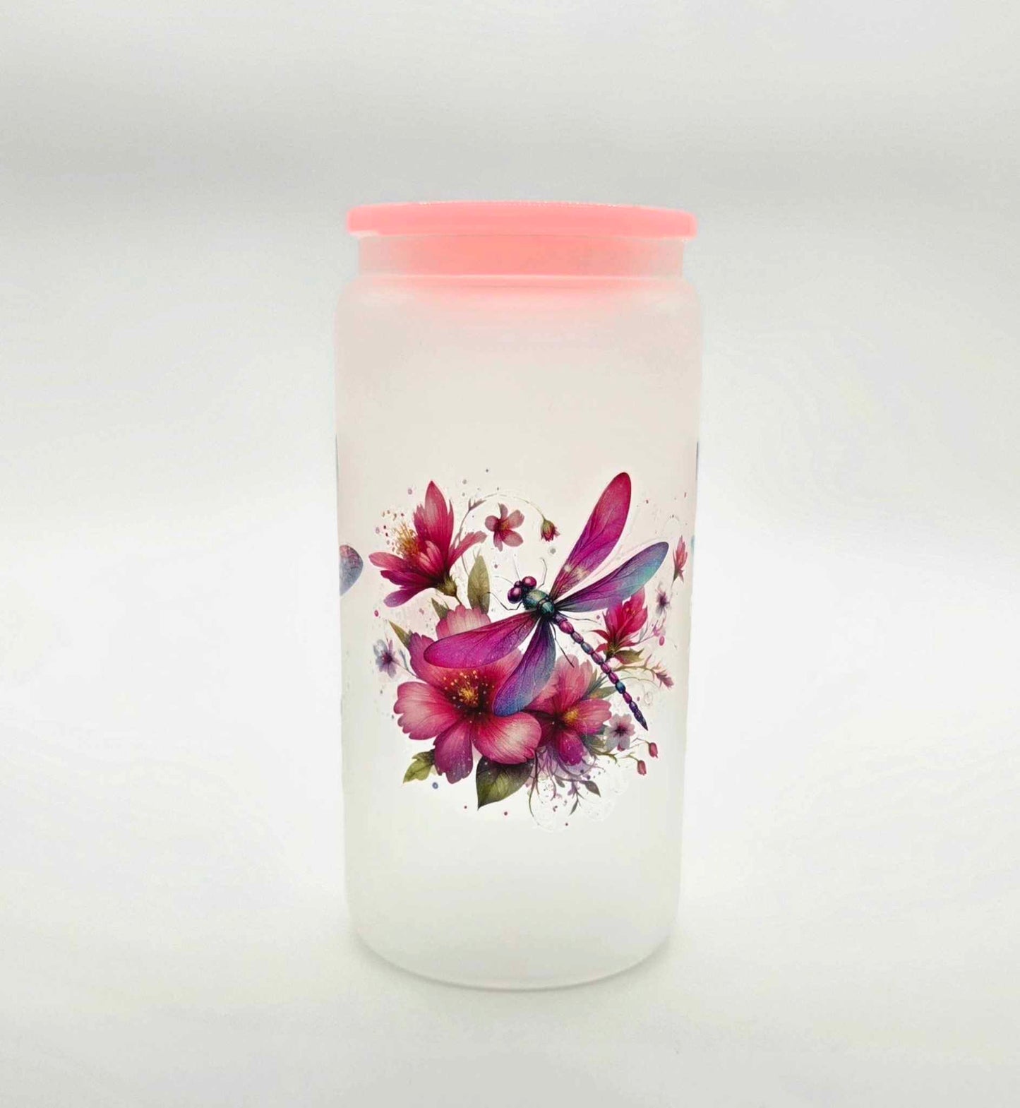 Whimsy Wings Dragonfly Glass Tumbler