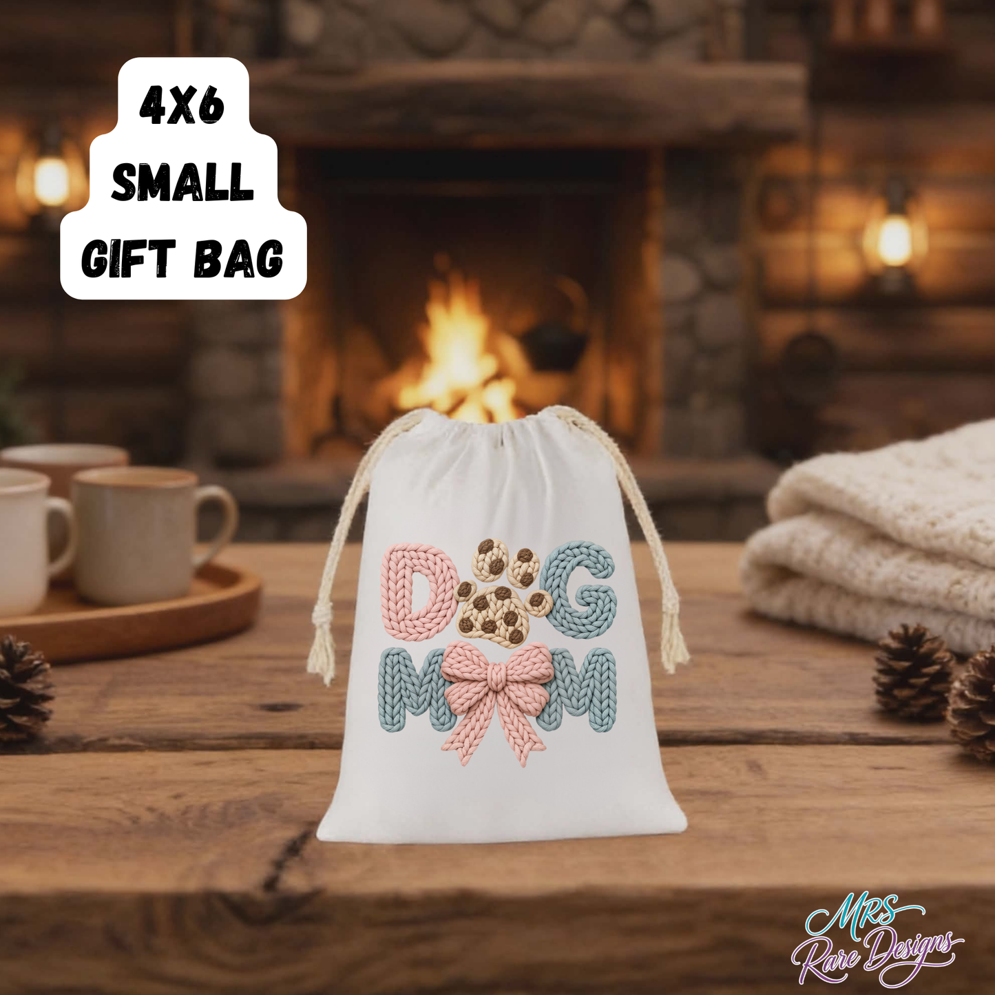Dog Mom Mug & Gift Bag Set – Perfect Gift for Dog Lovers