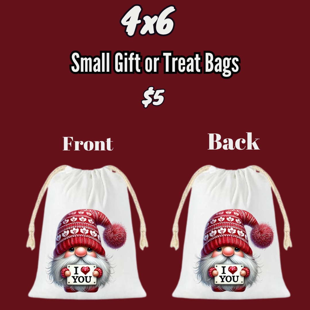 Gnome Kisses Mini Gift Bags