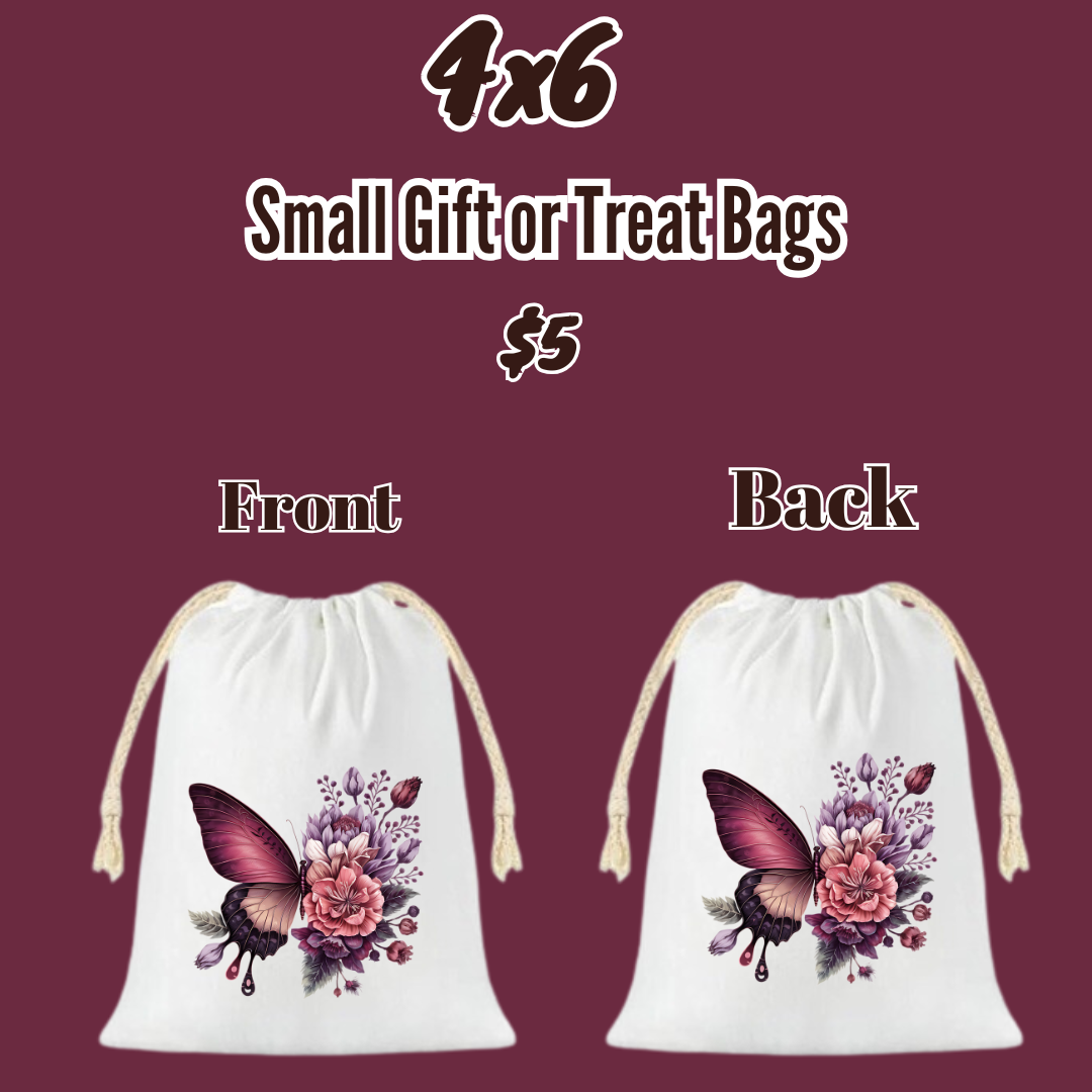 Butterfly Blooms 4x6 Gift Bag Collection