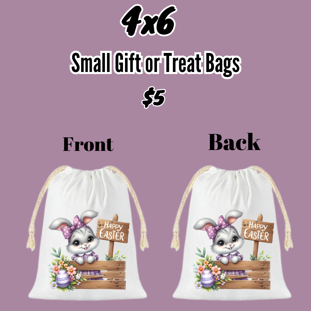 Easter Bunny Charm Bags