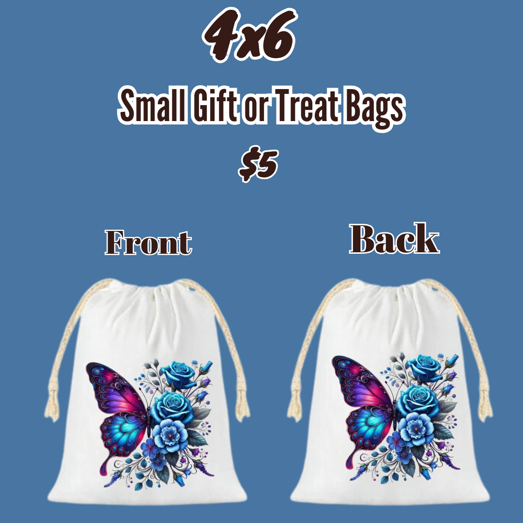 Butterfly Blooms 4x6 Gift Bag Collection