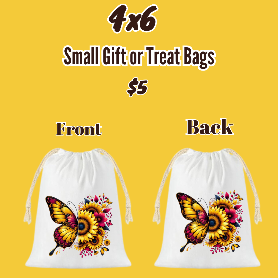 Butterfly Blooms 4x6 Gift Bag Collection