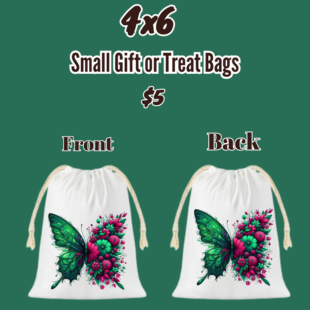 Butterfly Blooms 4x6 Gift Bag Collection