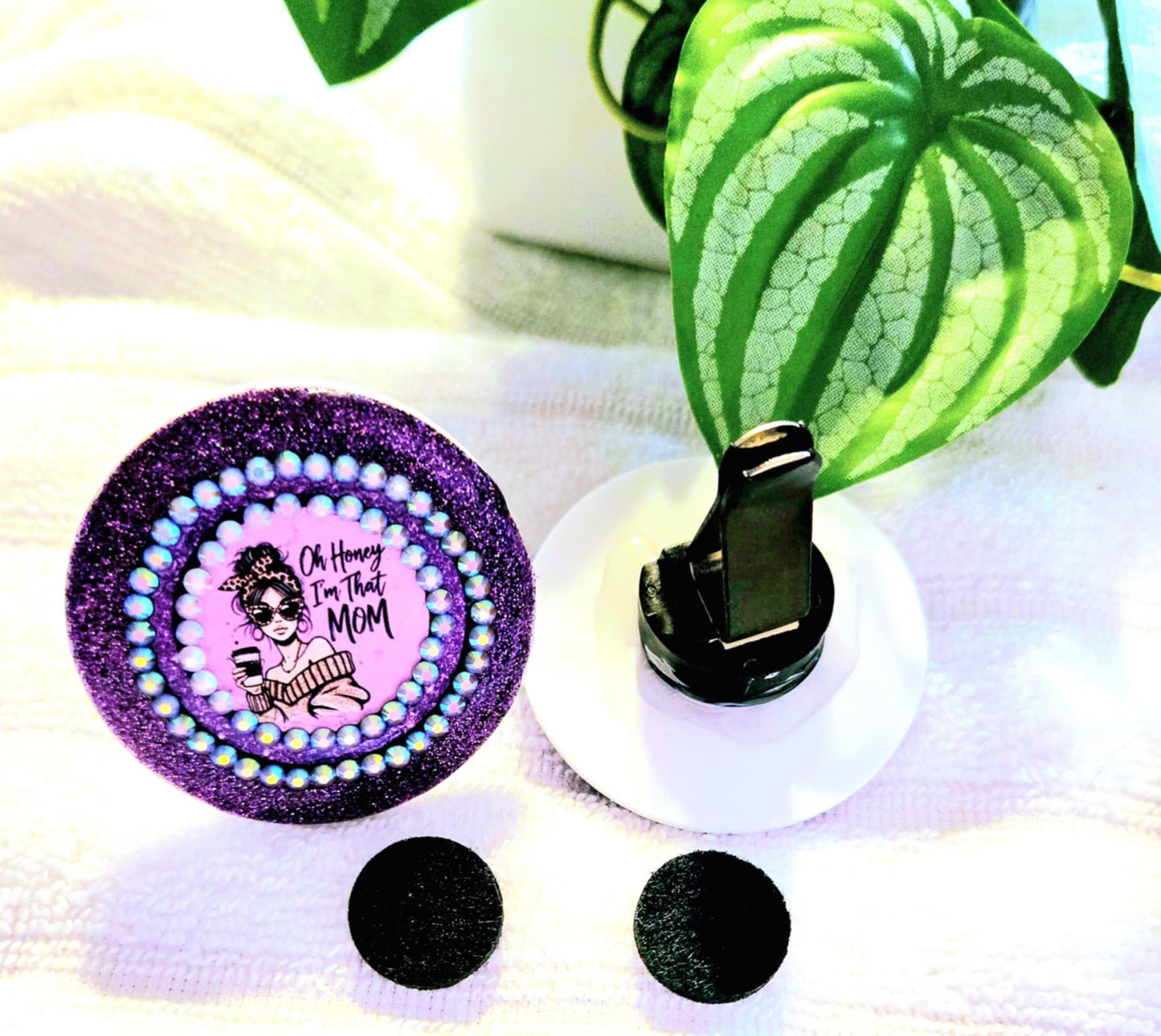 That Mom Glam Car Charm & Vent Clip Set