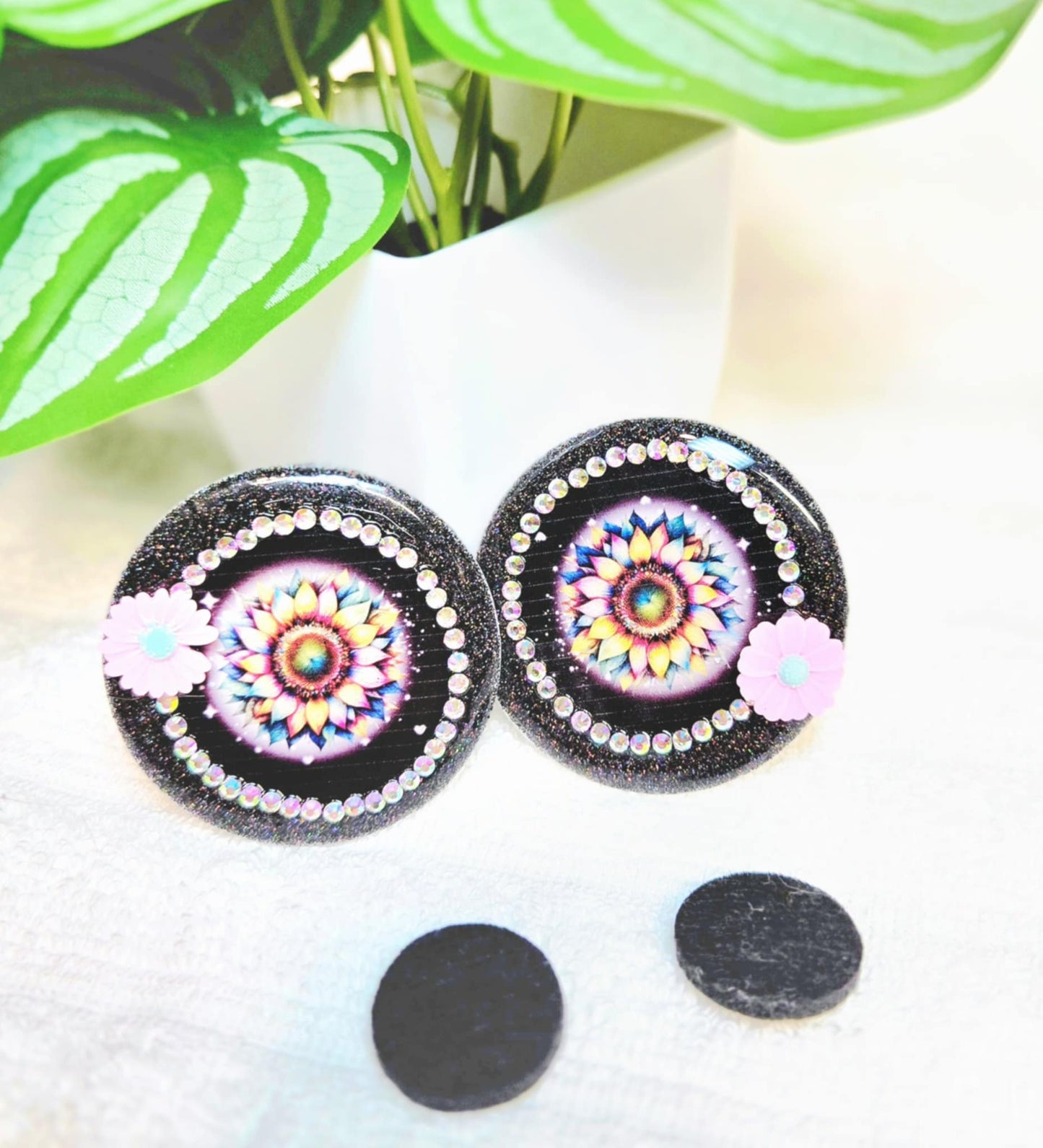 Galactic Bloom Car Charm & Clip Set