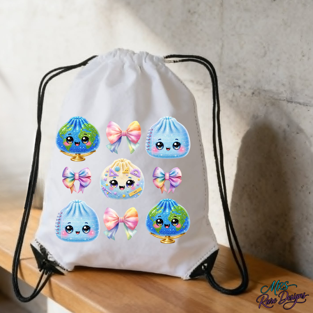"Little Explorer" Drawstring Backpack