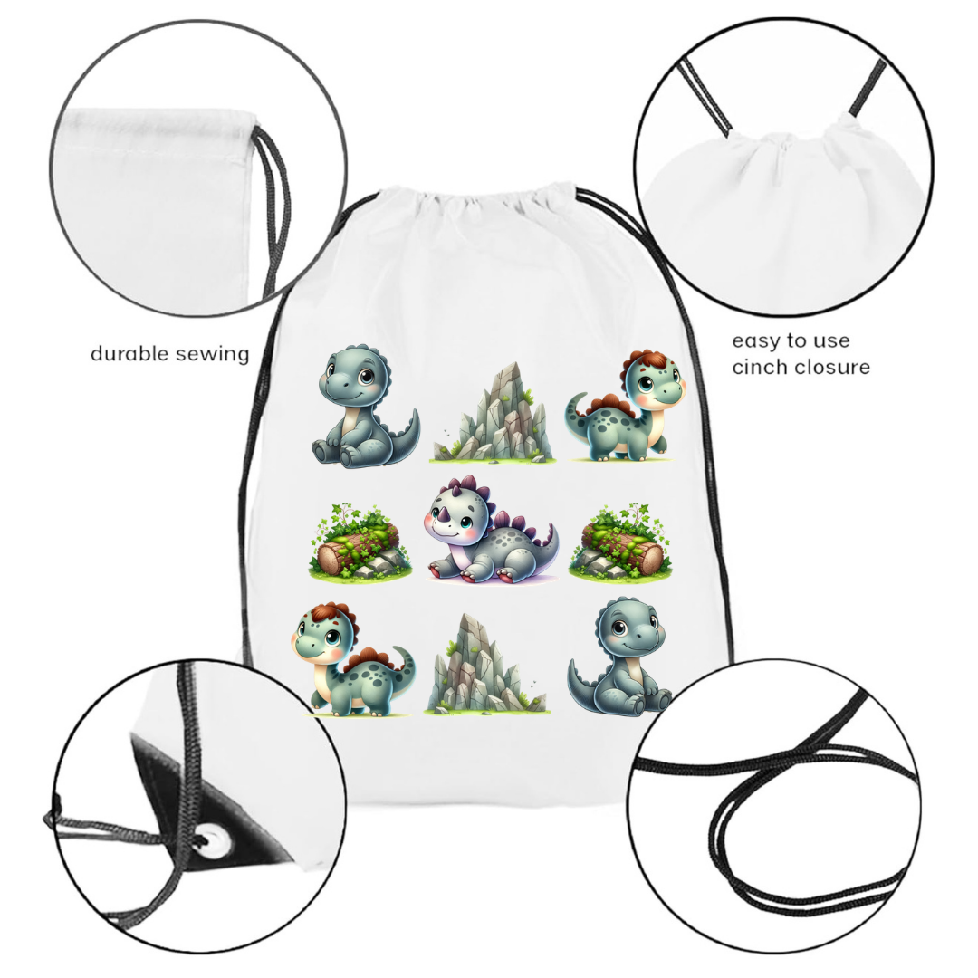 Little Adventurers Kids Drawstring Cinch Backpack