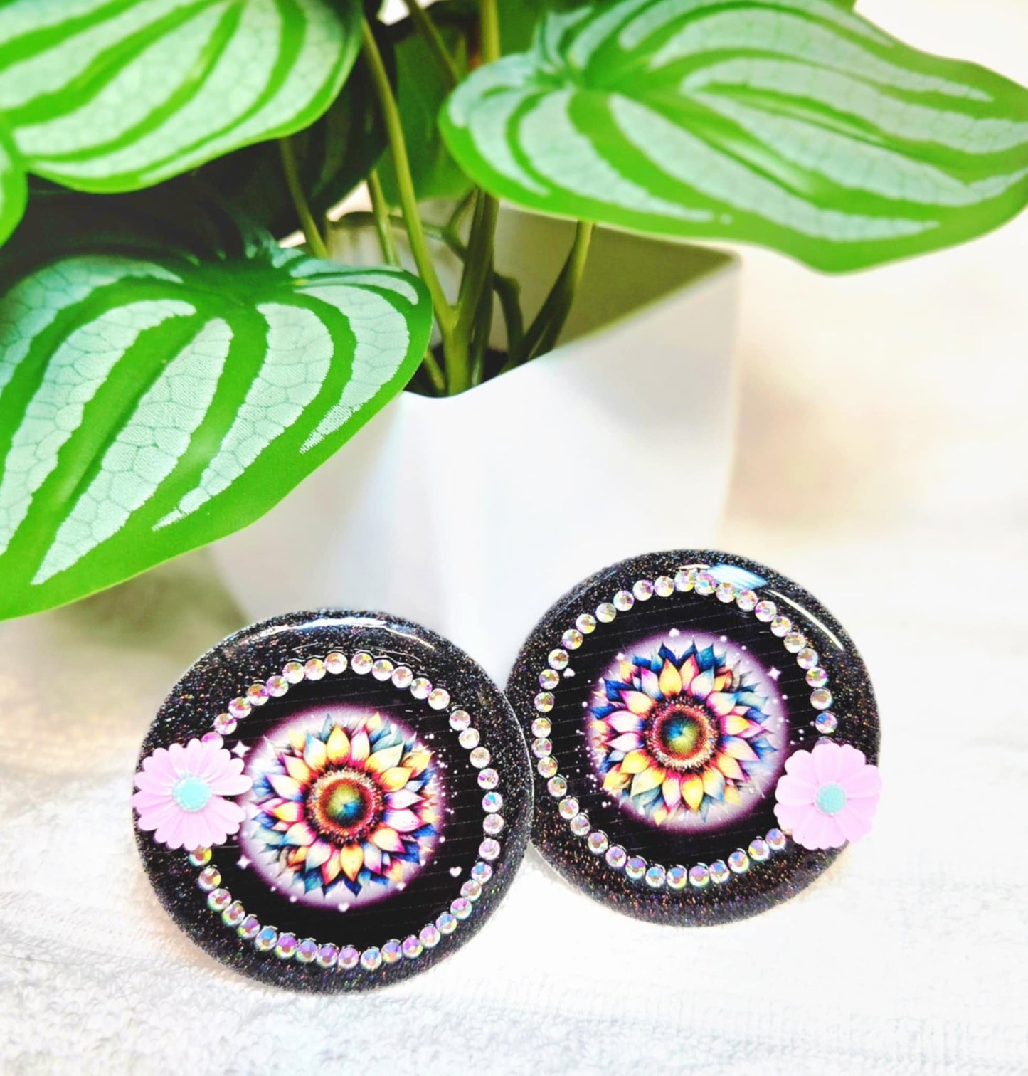 Galactic Bloom Car Charm & Clip Set